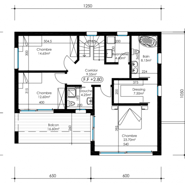 plan etage